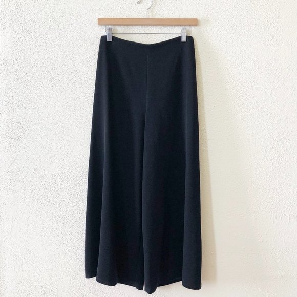 NWT Yigal Azrouel Wide Leg Black Pant M - Picture 1 of 4